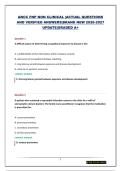ANCC FNP NON CLINICAL &vert;ACTUAL QUESTIONS AND VERIFIED ANSWERS&vert;BRAND NEW 2026-2027 UPDATE&vert;GRADED A&plus;
