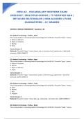 HESI A2 - VOCABULARY MIDTERM EXAM 2026&sol;2027 &vert; MULTIPLE-CHOICE &vert; 75 VERIFIED Q&A &vert; DETAILED RATIONALES &vert; NGN-ALIGNED &vert; PASS GUARANTEED &ndash; A&plus; GRADED