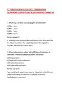 KY JURISPRUDENCE 2026&sol;2027 EXAMINATION QUESTIONS COMPLETE WITH 100&percnt; VERIFIED ANSWERS