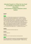 Davita PCT Certification Exam Questions and Answers Verified Solutions Latest Update 4
