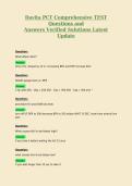 Davita PCT Comprehensive TEST Questions and Answers Verified Solutions Latest Update
