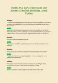 Davita PCT EXAM Questions and Answers Verified Solutions Latest Update 2