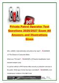 California Private Patrol Operator PPO Exam 2026&sol;2027 &vert; 170&plus; Questions & Answers &vert; BSIS Laws&comma; Licensing&comma; Guard Training & Security Operations