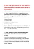 ATI SAFETY AND INFECTION CONTROL EXAM 2026&sol;2027&NewLine;COMPLETE EXAM QUESTIONS WITH VERIFIED ANSWERS AND RATIONALES&NewLine;