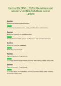 Davita RN FINAL EXAM Questions and Answers Verified Solutions Latest Update 3