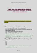 NUR 550 - TRANSLATIONAL RESEARCH AND POPULATION HEALTH MANAGEMENT EXAM QUESTIONS AND ANSWERS - 100&percnt; VERIFIED - LATEST 2026&sol;2027 GUARANTEED PASS&NewLine;&NewLine;