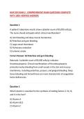 NUR 529 EXAM 2 - COMPREHENSIVE EXAM QUESTIONS COMPLETE WITH 100&percnt; VERIFIED ANSWERS