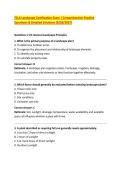 TCLA Landscape Certification Exam &vert; Comprehensive Practice &NewLine;Questions & Detailed Solutions &lpar;2026&sol;2027&rpar; 