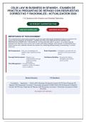 CSLB Law in Business Exam &vert; Questions and Answers with Detailed Rationales &vert; Spanish Practice Test &vert; 2026&sol;2027 NEW&excl;&excl;&excl;&NewLine;