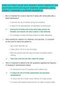 NUR 242 Final Exam 2026&sol;2027 &vert; Galen College of Nursing &vert; 200 Practice Questions & Verified Answers &vert; Complete Exam Review &vert; Latest Update &vert; Graded A&plus;