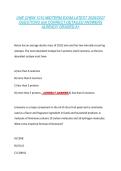 UNE CHEM 1010 MIDTERM EXAM LATEST 2026&sol;2027 &NewLine;QUESTIONS and CORRECT DETAILED ANSWERS &NewLine;ALREADY GRADED A&plus; 