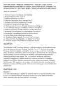 AHIP exams package &vert;&vert; FINAL EXAMS&comma; MIDTERM EXAMS&period; MODULE 1-6 EXAMS AND &lpar;VERSION 1-3&rpar; ACTUAL EXAM ALL QUESTIONS AND 100&percnt; CORRECT ANSWERS ALREADY GRADED A&plus;&vert;&vert; LATEST AND COMPLETE UPDATE 2024-2025 WITH VERIFIED SOLUTIONS&vert;&vert; ASSURED PASS&excl;&excl;&excl;