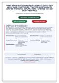 NAMS Menopause Exam &vert; 120 Questions and Answers with Detailed Rationales &vert; Certified Menopause Practitioner &vert; 2026&sol;2027&NewLine;