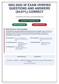 NSG 6020 Advanced Health Assessment &vert; Questions and Answers with Detailed Rationales &vert; 3P Exam Prep 2026&sol;2027  NEW&excl;&excl;&NewLine;