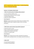 UCVTS Comprehensive midterm Exam &vert; Practice Questions&comma; &NewLine;Answers & Detailed Rationales 
