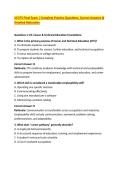 UCVTS Final Exam &vert; Complete Practice Questions&comma; Correct Answers & &NewLine;Detailed Rationales  