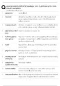 APHON Chemo Certification Exam 2025 &sol; Score 100&percnt; &sol; New Version &sol; Pediatric Oncology Test Bank&NewLine;&NewLine;