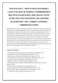 NUR 253 EXAM 3 &ndash; MENTAL HEALTH NURSING &vert; GALEN COLLEGE OF NURSING &vert; COMPREHENSIVE PRACTICE EXAMINATION &vert; 2026 UPDATE &vert; STUDY GUIDE &vert; PRACTICE QUESTIONS AND ANSWERS &vert; EXAM REVIEW &vert; 100&percnt; CORRECT ANSWERS &vert; VERIFIED SOLUTIONS&NewLine;&NewLine;