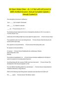 SSI Open Water Diver - ch&period; 1-3 Test with all Correct & 100&percnt; Verified Answers &vert;Actual Complete Update &vert;Already Graded A&plus;