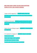 MED-SURG EXAM 2 JERSEY COLLEGE EXAM QUESTIONS COMPLETE WITH 100&percnt; VERIFIED ANSWERS  &NewLine;
