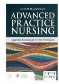 TEST BANK FOR Advanced Practice Nursing&colon; Essential Knowledge for the Profession 5th Edition by Susan M&period; DeNisco ISBN&colon; 978-1284264661 COMPLETE GUIDE ALL CHAPTERS COVERED 100&percnt; VERIFIED A&plus; GRADE ASSURED&excl;&excl;&excl;&excl;NEW LATEST UPDATE&excl;&excl;&excl;&excl;&excl;