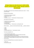 SSI Open Water Cert with all Correct & 100&percnt; Verified Answers &vert;Actual Complete Update &vert;Already Graded A&plus; &lpar;Just Released&rpar;