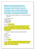 Relias Dysrhythmia Basic Test &NewLine;Questions And Correct Answers &NewLine;&lpar;Verified Answers&rpar; Plus Rationales &NewLine;2026 Q&A &vert; Instant Download Pdf 