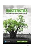 TEST BANK FOR Biostatistics for the Biological and Health Sciences 2nd Edition by Marc Triola&comma; Mario Triola&comma; Jason Roy ISBN&colon; 978-0134039015 COMPLETE GUIDE ALL CHAPTERS COVERED 100&percnt; VERIFIED A&plus; GRADE ASSURED&excl;&excl;&excl;&excl;&excl;NEW LATEST UPDATE&excl;&excl;&excl;&excl;&excl;