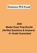 Tennessee PLS Exam PDF &vert; Professional Land Surveyor Study Guide&comma; Practice Questions & Exam Review 2026