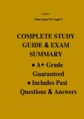 Legal 1 Case Laws Study Guide & Exam Review