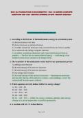 BIOC 384 FOUNDATIONS IN BIOCHEMISTRY - D2Q 1-3 QUIZZES COMPLETE QUESTIONS AND 100&percnt; VERIFIED ANSWERS LATEST VERSION 2026&sol;2027