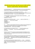 SSI Initial Security Exam with All Correct & 100&percnt; Verified Answers &vert;Latest Version &vert;Already Graded A&plus;