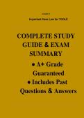 Important Case Law for TCOLE &ndash; Study Guide & Exam Review