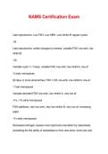 NAMS Certification Exam Questions & Answers 2026&sol;2027 &vert; Study Guide & Exam Prep