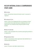 NCCAP NATIONAL EXAM 5 COMPREHENSIVE&NewLine;STUDY GUIDE