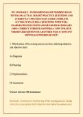 NU 136 EXAM 3 &ndash; FUNDAMENTALS OF NURSING EXAM TEST BANK ACTUAL 2026&sol;2027 PRACTICE QUESTIONS AND CURRENTLY UPDATED STUDY GUIDE COMPLETE ACCURATE EXAM REAL QUESTIONS WITH WELL ELABORATED SOLUTIONS AND DETAILED RATIONALES &lpar;100&percnt; CORRECT VERIFIED ANSWERS&rpar; A NEW