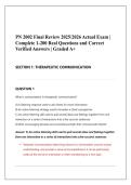PN 2002 Final Review 2025&sol;2026 Actual Exam &vert; Complete 1-200 Real Questions and Correct Verified Answers &vert; Graded A&plus;