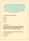 LOS ANGELES DEPARTMENT OF WATER AND POWER &lpar;LADWP&rpar; ELECTRICAL CRAFT HELPER EXAM 2026&sol;2027 PRACTICE QUESTIONS AND CURRENTLY UPDATED STUDY GUIDE ACCURATE EXAM COMPLETE ACTUAL QUESTIONS WITH WELL ELABORATED ANSWERS AND DETAILED RATIONALES &lpar;100&percnt; CORRECT VERIFI