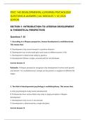 PSYC 140 DEVELOPMENTAL &lpar;LIFESPAN&rpar; PSYCHOLOGY&NewLine;QUESTIONS & ANSWERS &vert; ALL MODULES 1-10 &vert; 2026 &NewLine;EDITION