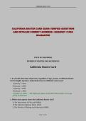 CALIFORNIA BOATER CARD EXAM&colon; VERIFIED QUESTIONS AND DETAILED CORRECT ANSWERS &vert; 2026&sol;2027 &vert; PASS GUARANTEE