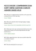 NCCCO RIGGER 1 COMPREHENSIVE EXAM&NewLine;SCRIPT VERIFIED QUESTIONS COMPLETE&NewLine;ANSWERS GRADED APLUS