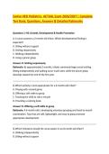 Evolve HESI Pediatrics  ACTUAL Exam 2026&sol;2027 &vert; Complete &NewLine;Test Bank&comma; Questions&comma; Answers & Detailed Rationales 
