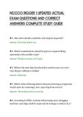 NCCCO RIGGER 1 UPDATED ACTUAL&NewLine;EXAM QUESTIONS AND CORRECT&NewLine;ANSWERS COMPLETE STUDY GUIDE