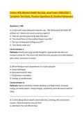 Evolve HESI Mental Health Nursing  atual Exam 2026&sol;2027 &vert; &NewLine;Complete Test Bank&comma; Practice Questions & Detailed Rationales 
