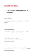 ICS 300 Test Bank Questions & Answers 2026&sol;2027 &vert; Complete Incident Command System Exam Review Study Guide