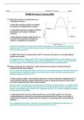 BCMB 401 Exam II &vert; Questions and Answers &vert; 2026 Updated &vert; 100&percnt; Correct - The University of Tennessee&comma; Knoxville&period;