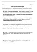 BCMB 401 Final Exam &vert; Full Questions and Answers &vert; 2026 Updated &vert; 100&percnt; Correct - The University of Tennessee&comma; Knoxville&period;