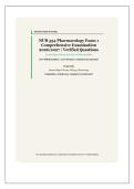 NUR 334 PhaRmacology Exam 1 &ndash; aRizoNa collEgE of NURsiNg &ndash;&NewLine;2026&sol;2027 acadEmic yEaR &ndash; 100 QUEstioNs aNd aNswERs covERiNg&NewLine;foUR coRE domaiNs &vert;&vert; jUst RElEasEd &period; 