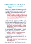 AHIP Final Examination Updated Questions and Answers Study Guide