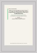 NUR 353 NURsiNg PhaRmacology &ndash; academic yeaR&NewLine;2026&sol;2027 &ndash; examiNatioN 3 comPReheNsive QUestioNs &vert;&vert;&NewLine;JUst Released &period;